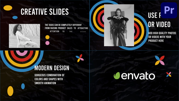 Geometric Modern Slides for Premiere Pro