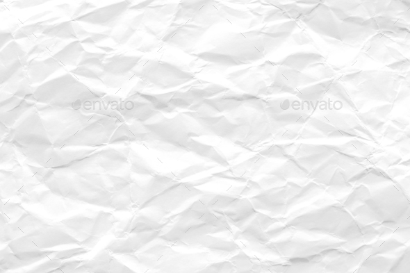 Crumpled white paper texture background. Wrinkled paper surface. Stock  Photo by Maliflower73