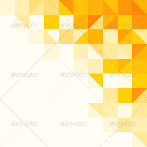 Yellow Abstract Pattern - Backgrounds Decorative
