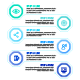 6 Process Steps Vertical Infographic
