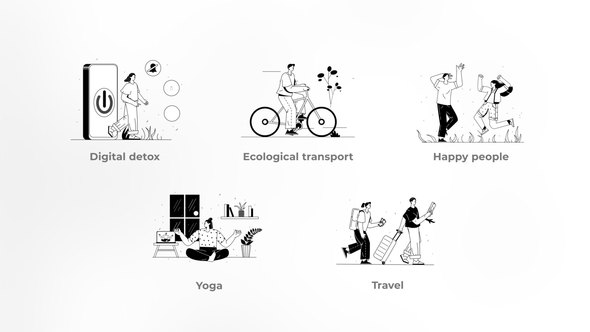 Ecological Transport - Black and White Concepts