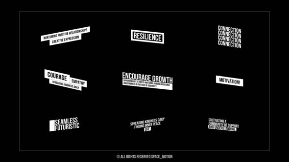 Bold Titles _AE Titles template preview