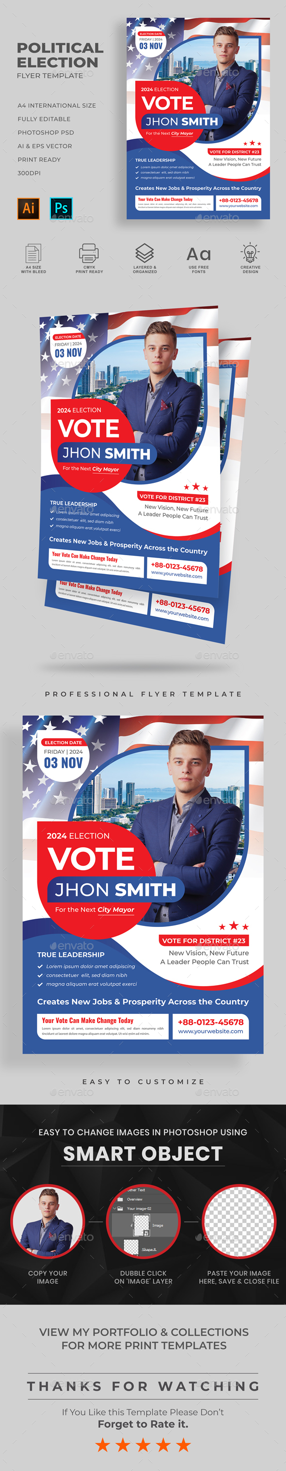 [DOWNLOAD]Political Election Flyer