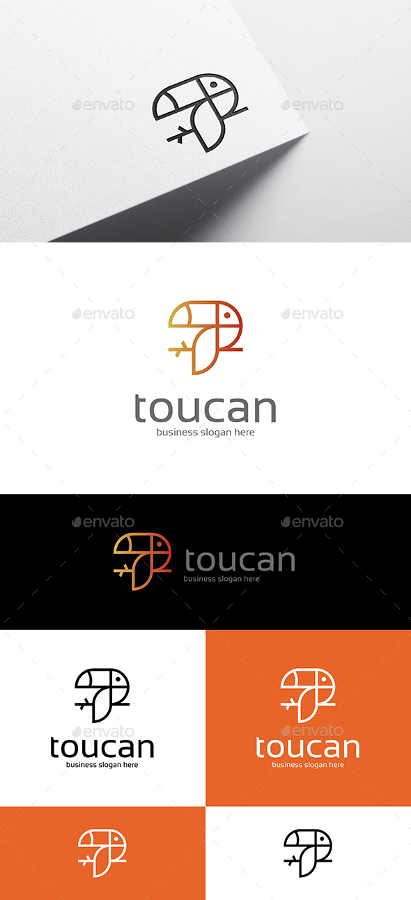 Toucan%20Bird%20Linear%20Logo 1