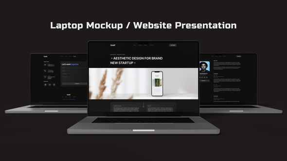 Laptop Mockup / Website Presentation Product Promo template preview