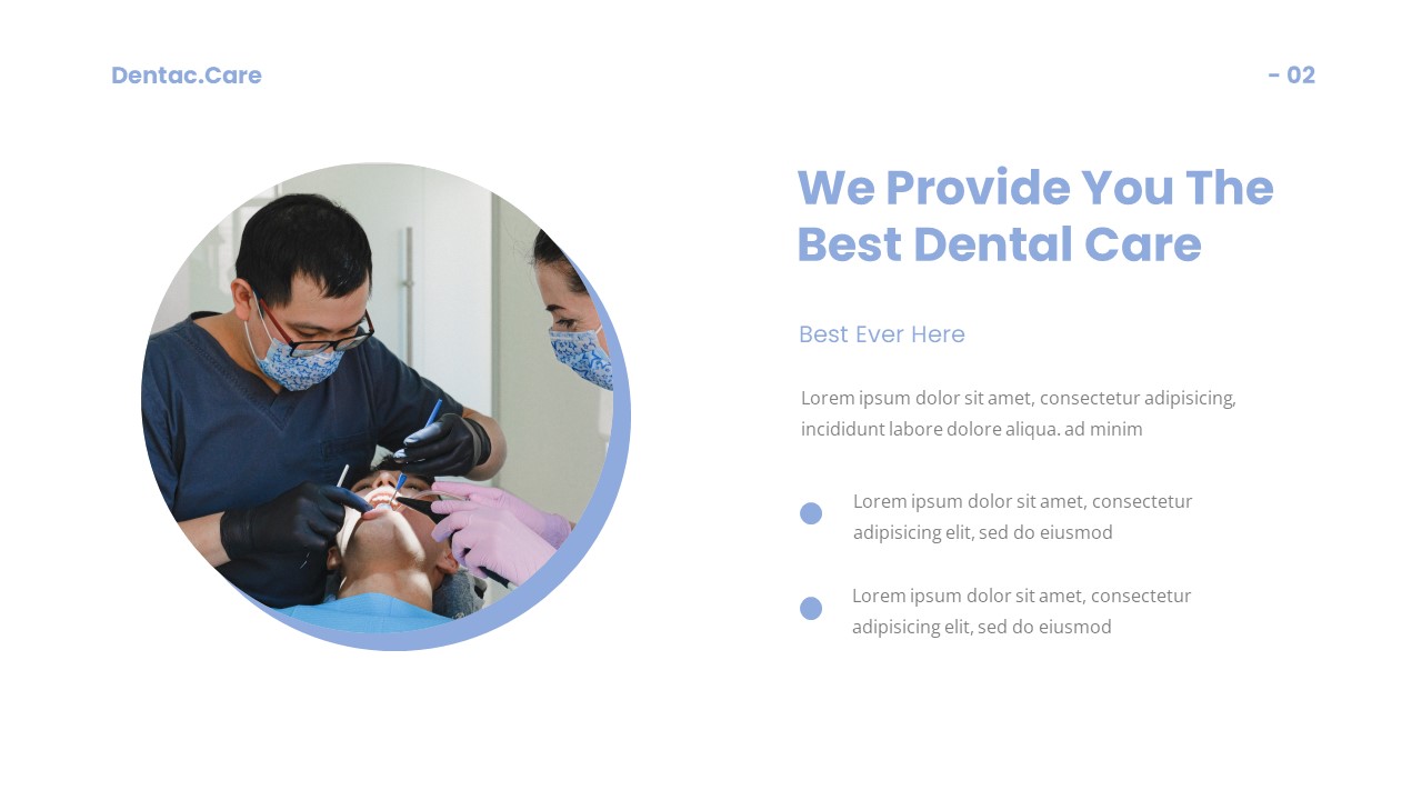 Dentac Care Presentation Template, Presentation Templates | GraphicRiver