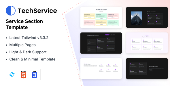 [DOWNLOAD]TechService - HTML & CSS Service Template