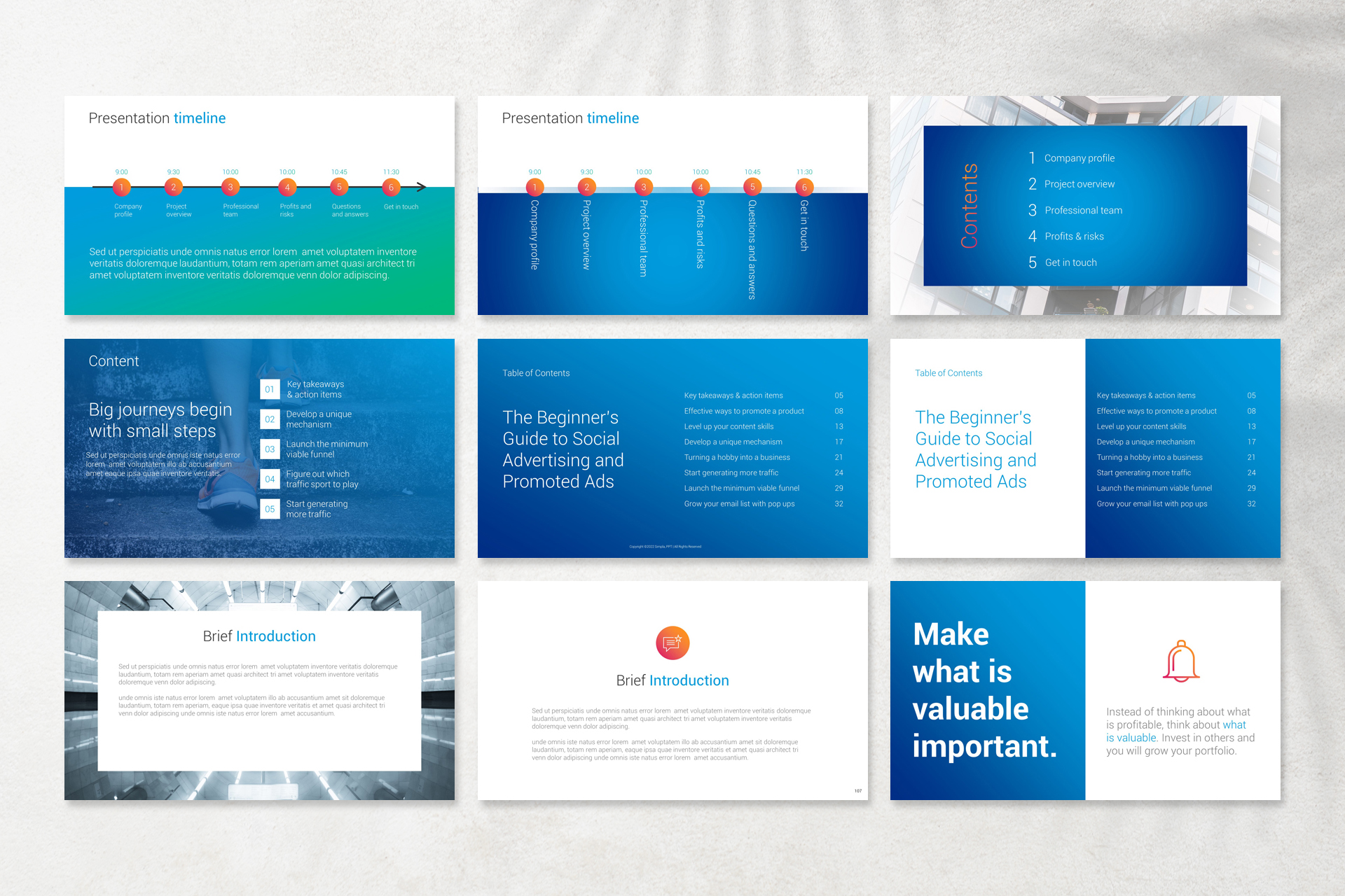 Simpla - Business PowerPoint Template, Presentation Templates ...