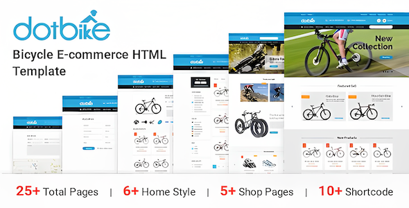DotBike - Bicycle e-commerce HTML Template by dot_themes | ThemeForest
