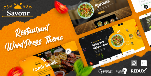 Savour - Restaurant & Fast Food WordPress Theme