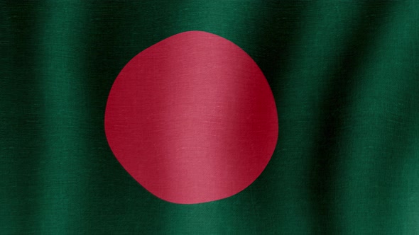 The National Flag of Bangladesh