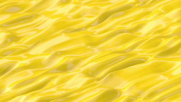Glossy Melting Yellow Plastic Liquid alt