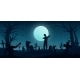 Halloween Zombie Horror Graveyard Dead Monsters
