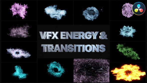VFX Energy Elements for DaVinci Resolve