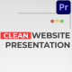 Clean Website Presentation for Premiere Pro - VideoHive Item for Sale