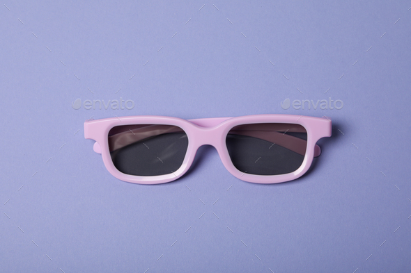 Tinted top pink glasses