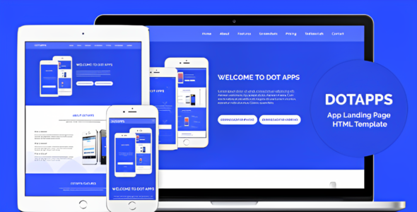 Dotapps - App Landing Page HTML Template