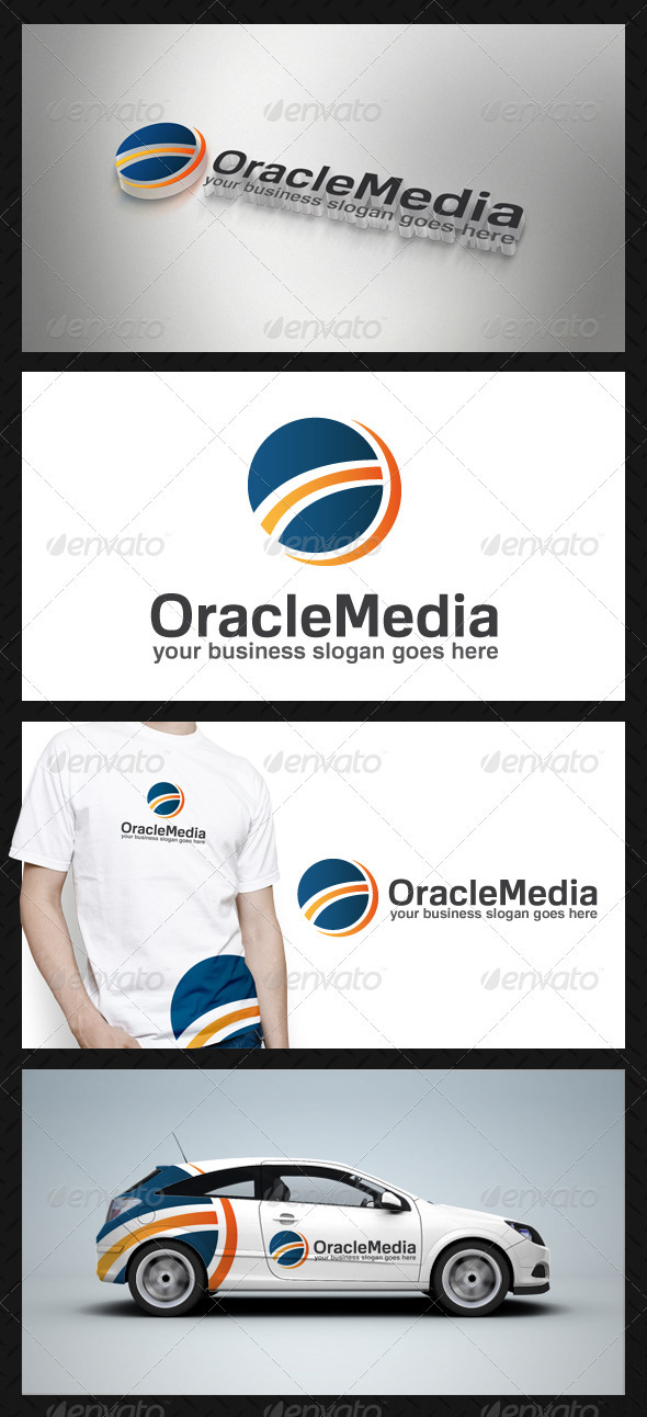 Oracle Media Logo Template - Vector Abstract