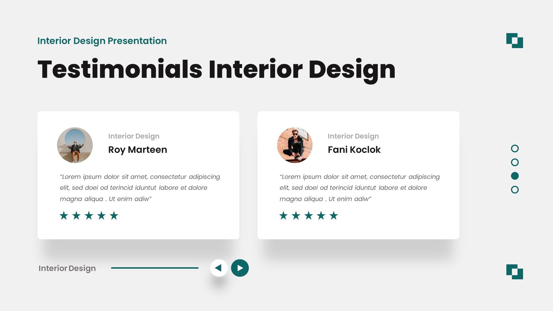 Interest - Interior Design Powerpoint Template, Presentation Templates