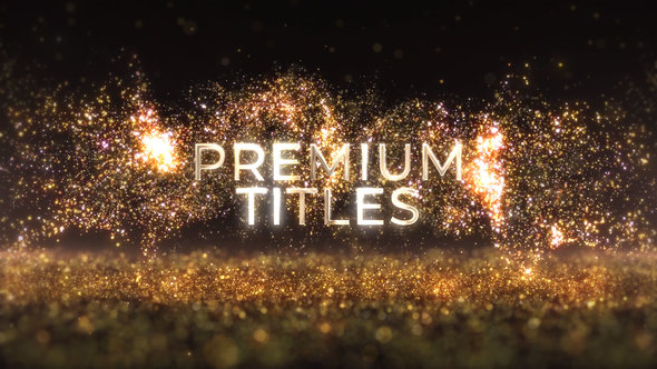 Luxury Glowing Gold Titles