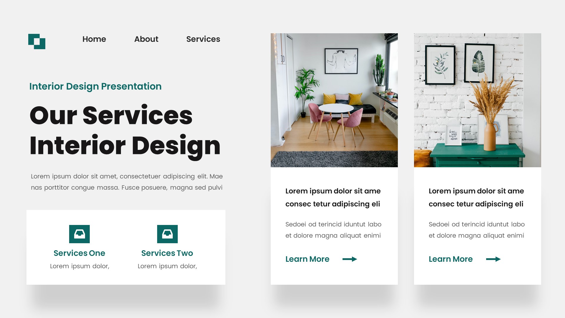 Interest - Interior Design Keynote Template, Presentation Templates