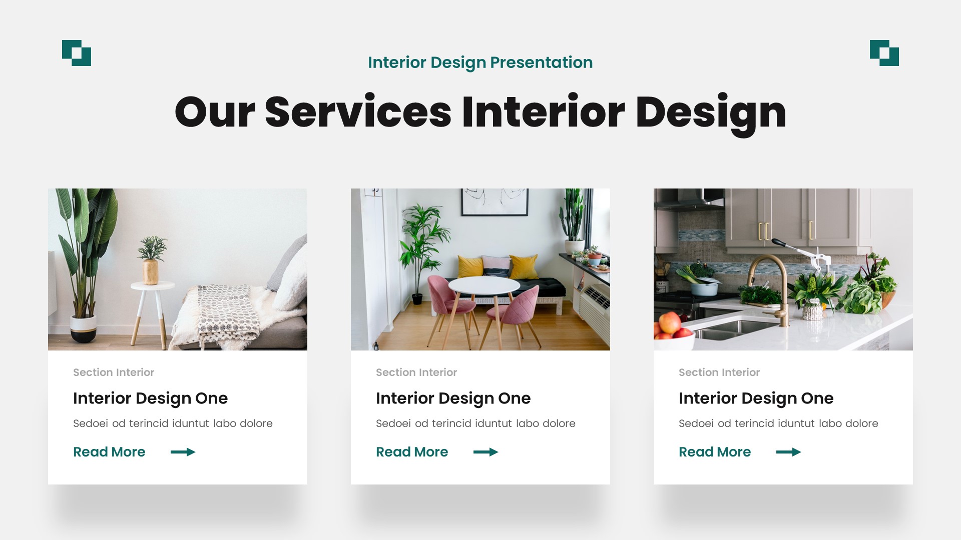 Interest - Interior Design Google Slides Template, Presentation Templates