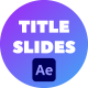 Title Slides - VideoHive Item for Sale