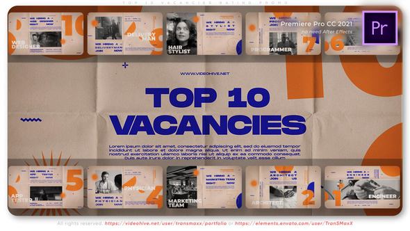 Top 10 Vacancies Rating Promo