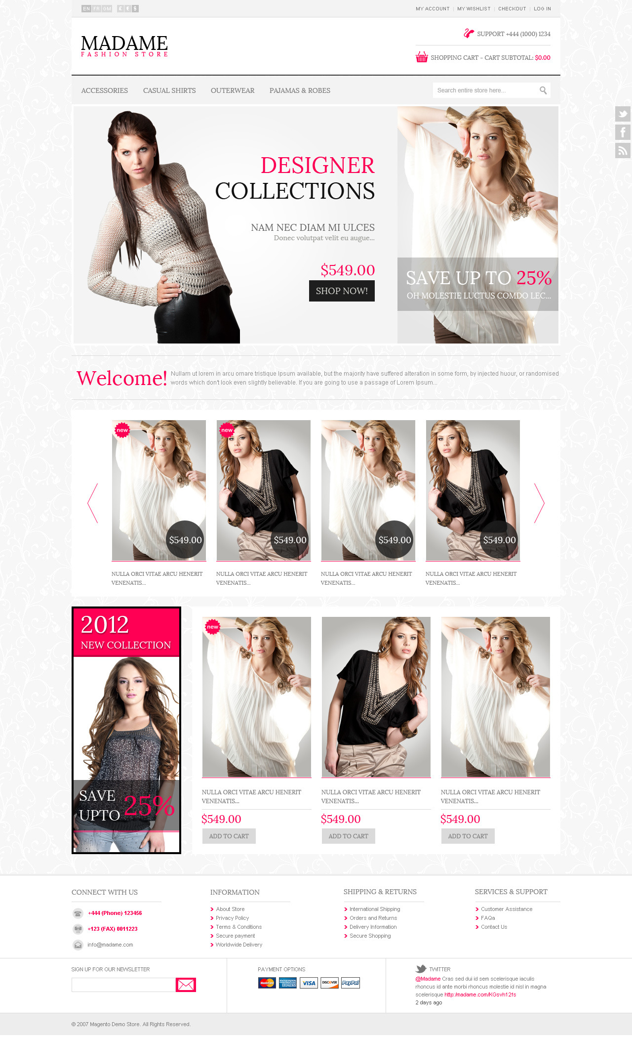 Madame - Responsive Fashion Store Magento Theme by thimfy | ThemeForest