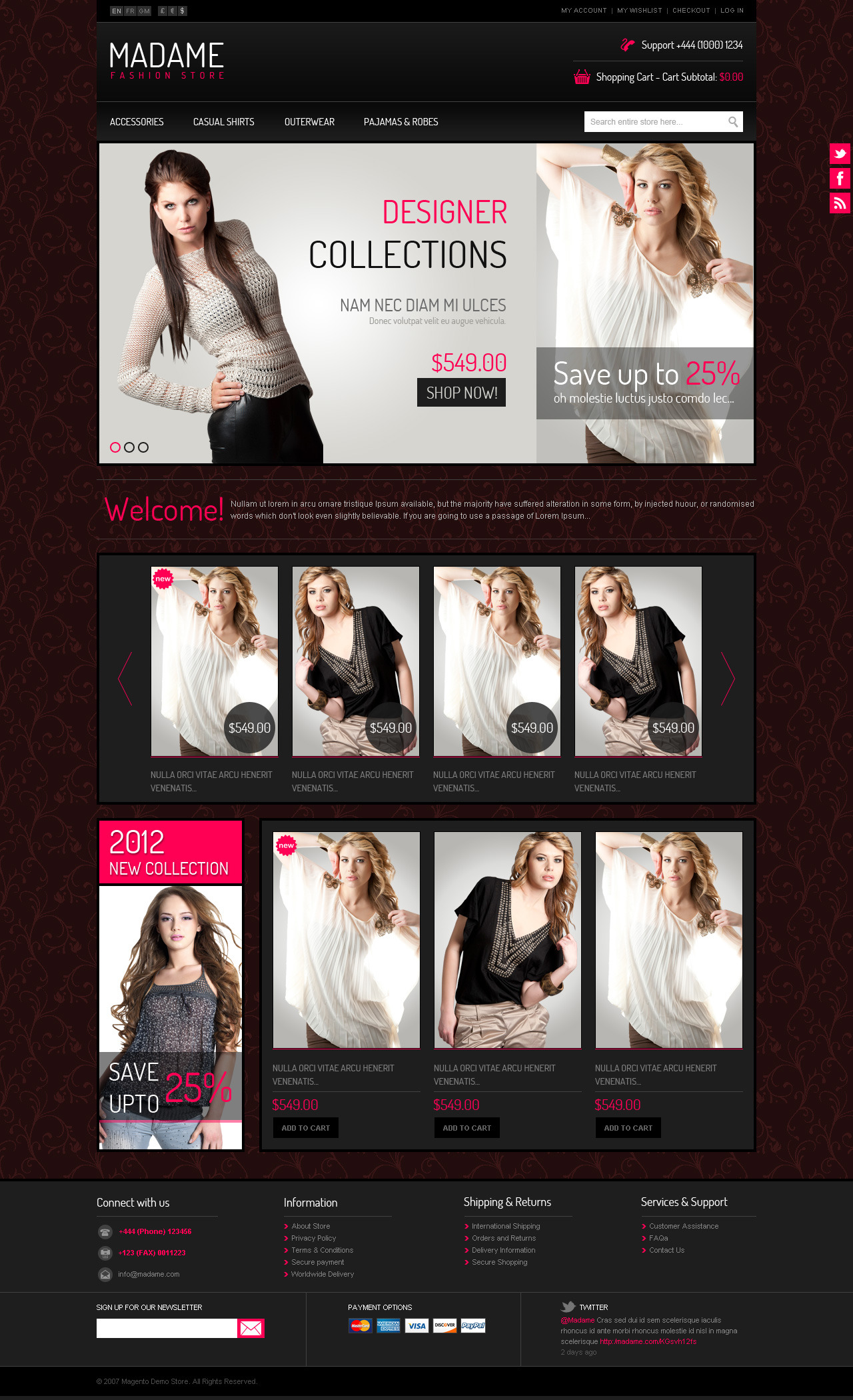 Madame - Responsive Fashion Store Magento Theme by thimfy | ThemeForest
