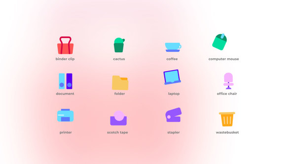 Office - Flat Icons