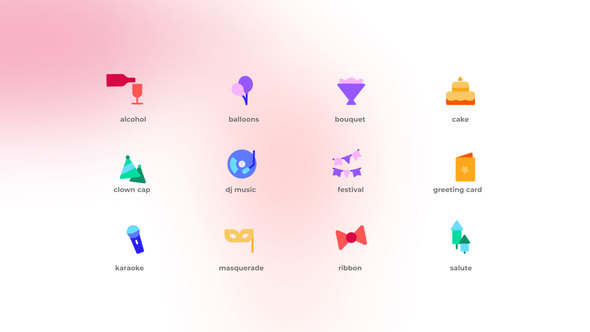 Party - Flat Icons