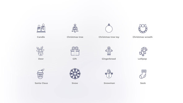 Christmas  - Outline Icons