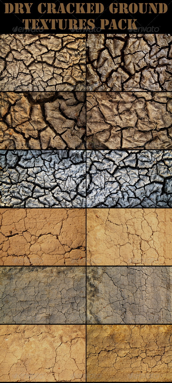 Dry Cracked Ground - Nature Textures