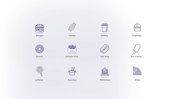 Fastfood  - Outline Icons