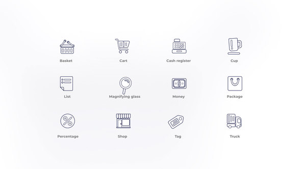Shopping  - Outline Icons