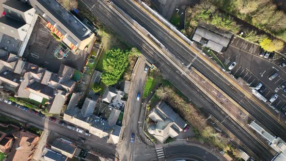 Houses and Streets in the UK seen from a Bird's Eye View alt