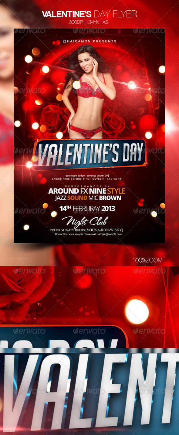 Valentine's Day Flyer - Flyers Print Templates