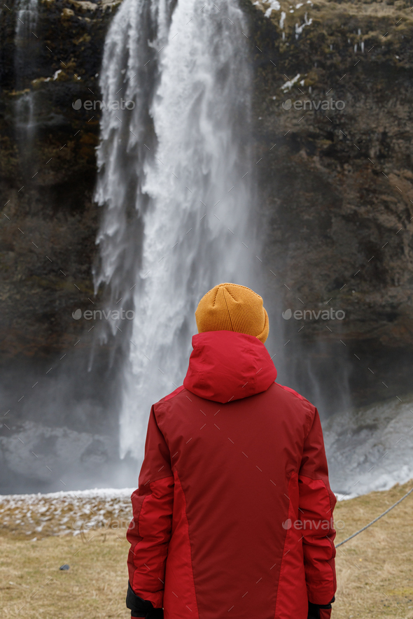 Yellow clearance waterfall jacket