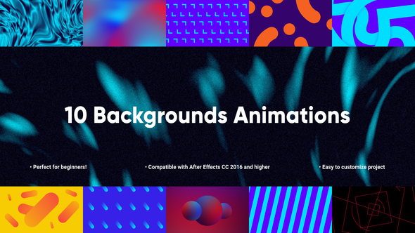10 Special Backgrounds Animations | After Effects