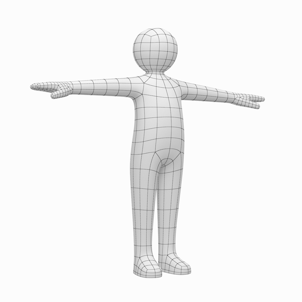 Rigged Skeleton T-Pose - Buy Royalty Free 3D model by WSM Game Studio  (@wsmatis) [d05b533]