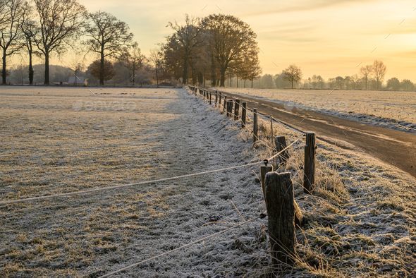 winter scenery in germany