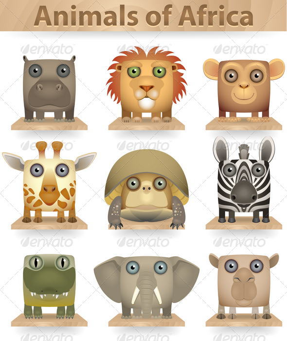 Animals of Africa - Animals Characters