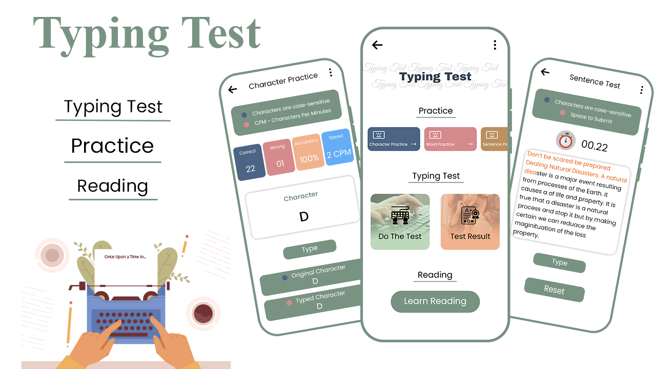 Typing Speed Test - Typing Master - Typing Tutor - Typing Test - Typing ...