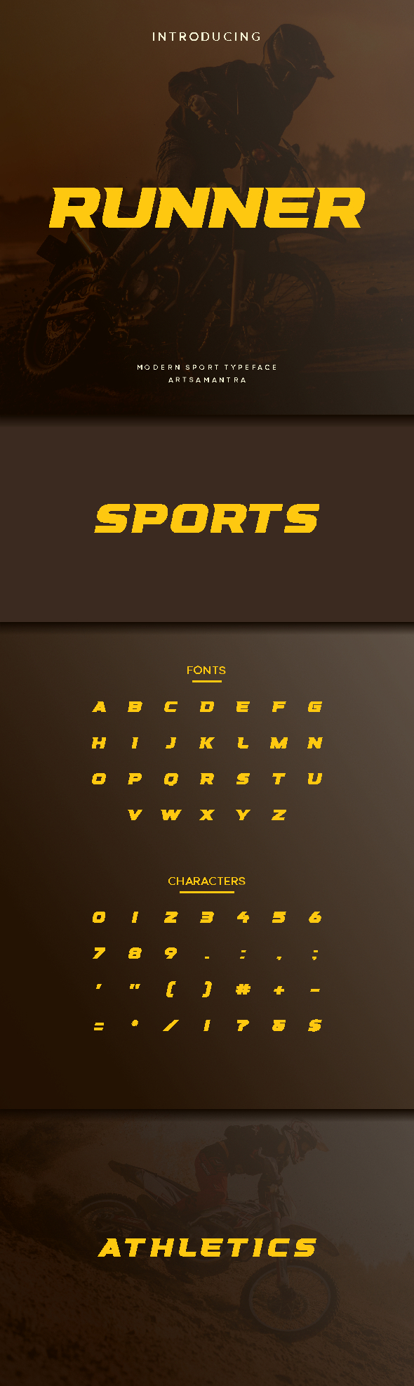 Runner - Modern Sports Typeface