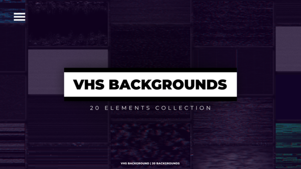 VHS Backgrounds | Premiere Pro