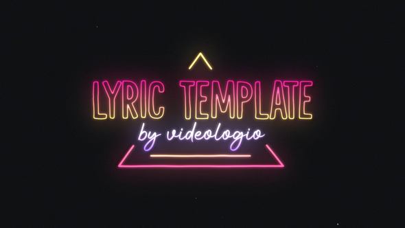 Lyric Video Template 4