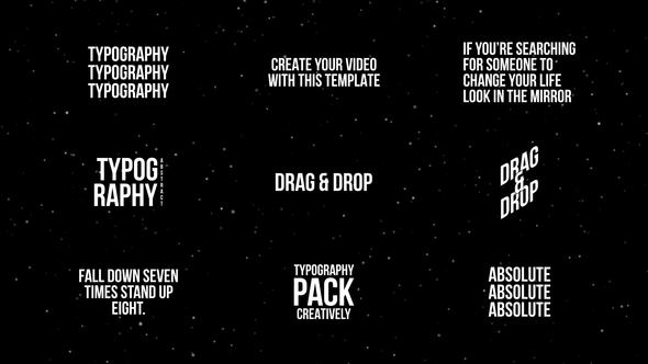 Animated Text Titles | After Effects Titles template preview