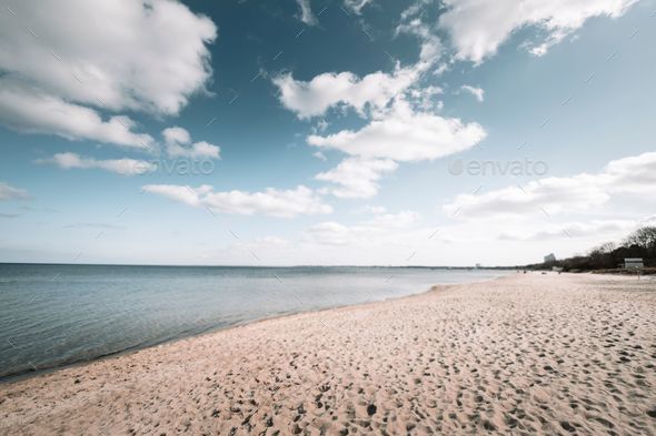 Crystal clear water of the tropical sea and white sand beach