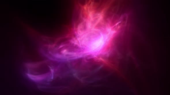 4k animated accumulation of energy in space